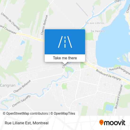 Rue Liliane Est map