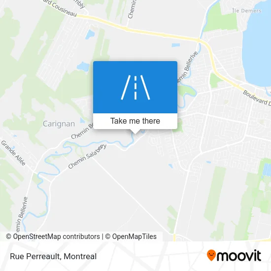 Rue Perreault map