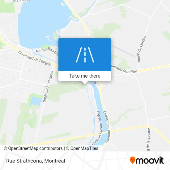 Rue Strathcona map