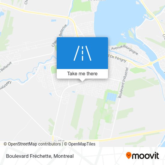 Boulevard Fréchette map