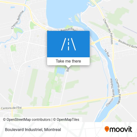 Boulevard Industriel map