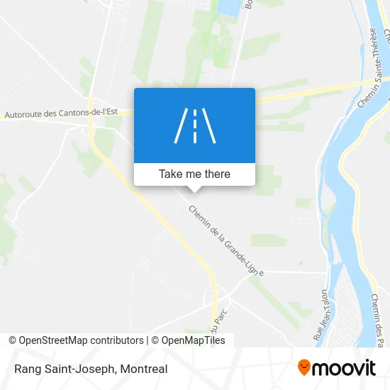 Rang Saint-Joseph map