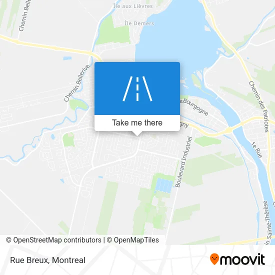 Rue Breux map