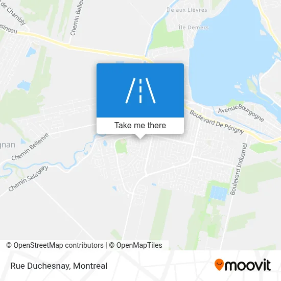 Rue Duchesnay map