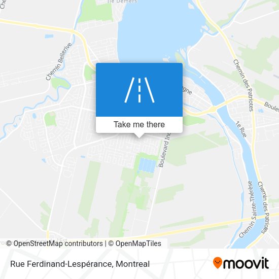 Rue Ferdinand-Lespérance map