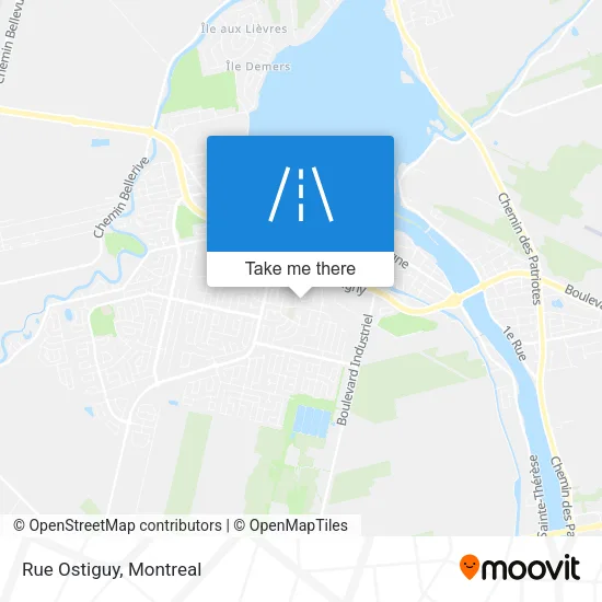 Rue Ostiguy map