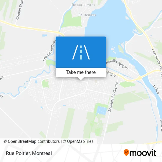 Rue Poirier map