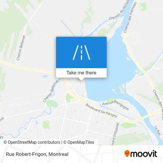 Rue Robert-Frigon map