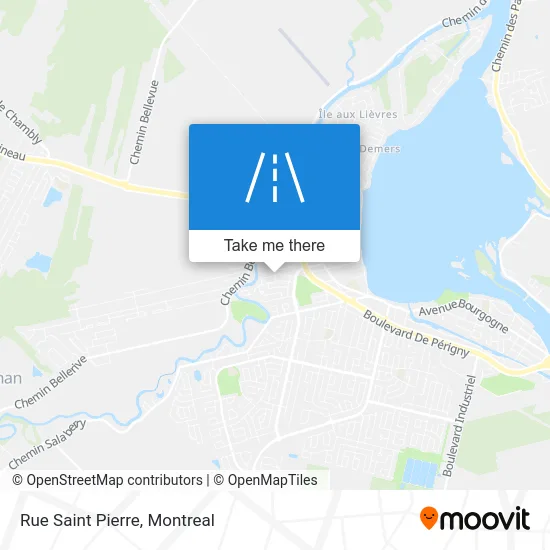 Rue Saint Pierre map