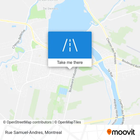 Rue Samuel-Andres map