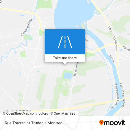 Rue Toussaint-Trudeau map