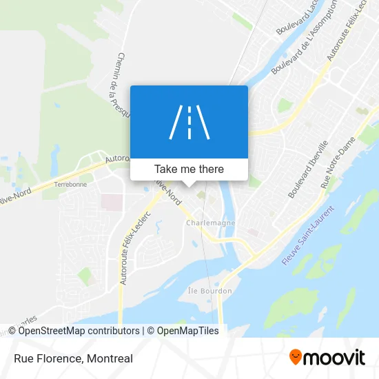 Rue Florence map