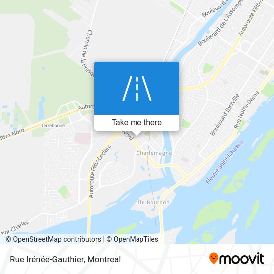 Rue Irénée-Gauthier map
