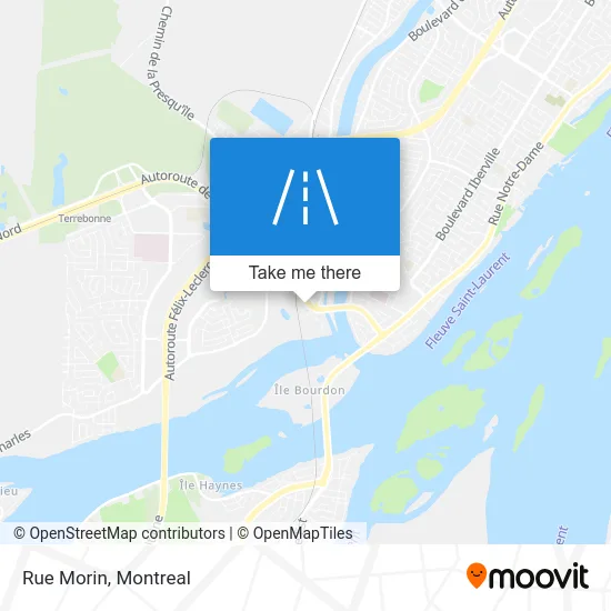 Rue Morin map