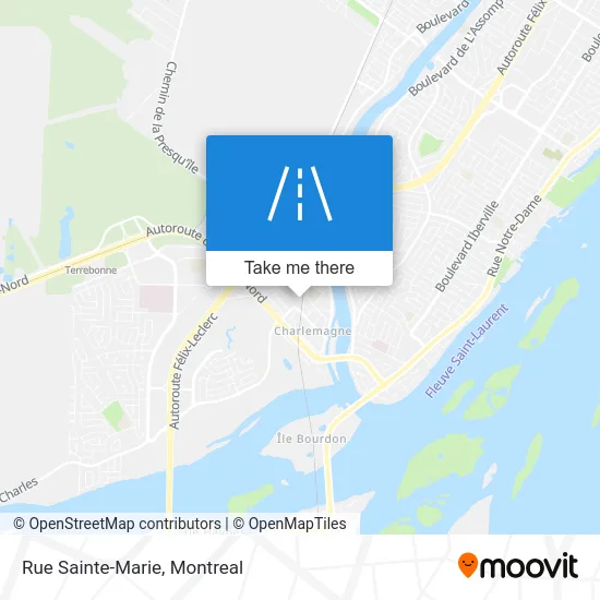 Rue Sainte-Marie map