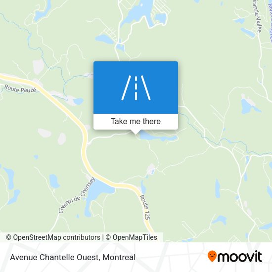 Avenue Chantelle Ouest map