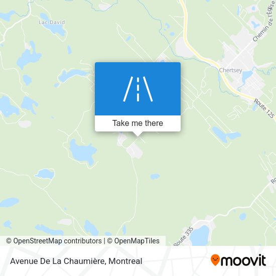 Avenue De La Chaumière map