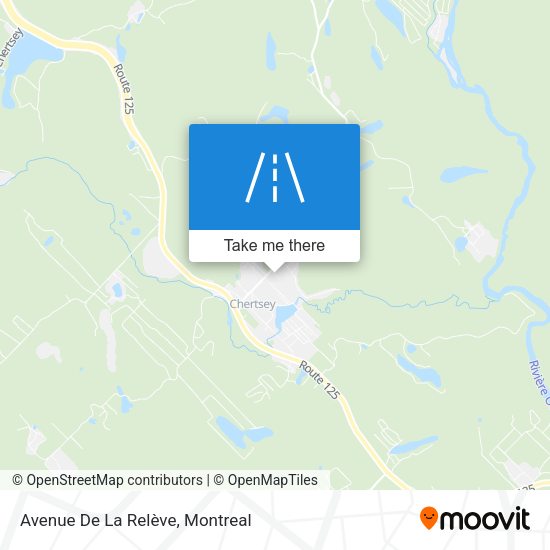 Avenue De La Relève map