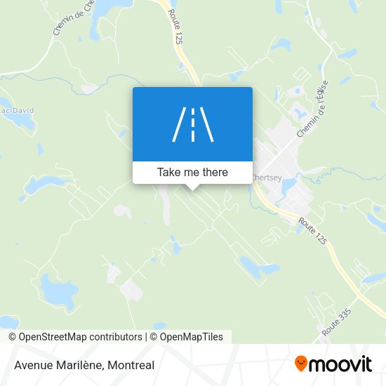 Avenue Marilène map