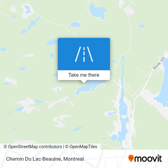 Chemin Du Lac-Beaulne map