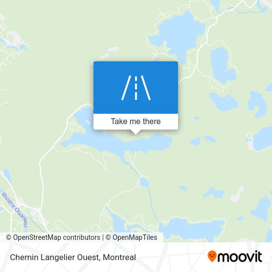 Chemin Langelier Ouest map