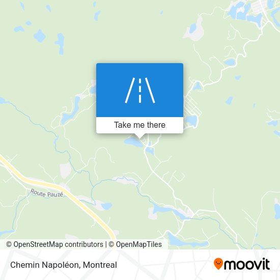 Chemin Napoléon map