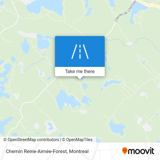 Chemin Reine-Aimée-Forest map