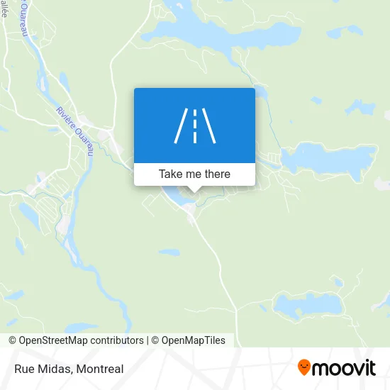 Rue Midas map