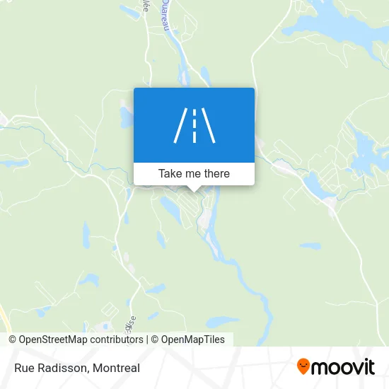 Rue Radisson map