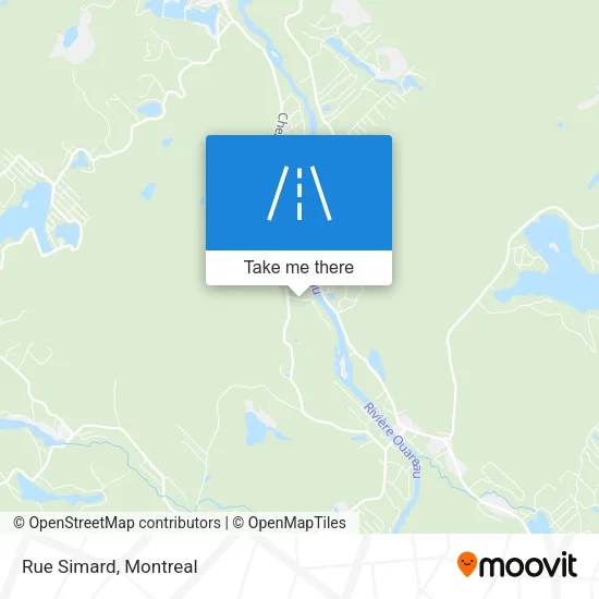 Rue Simard map