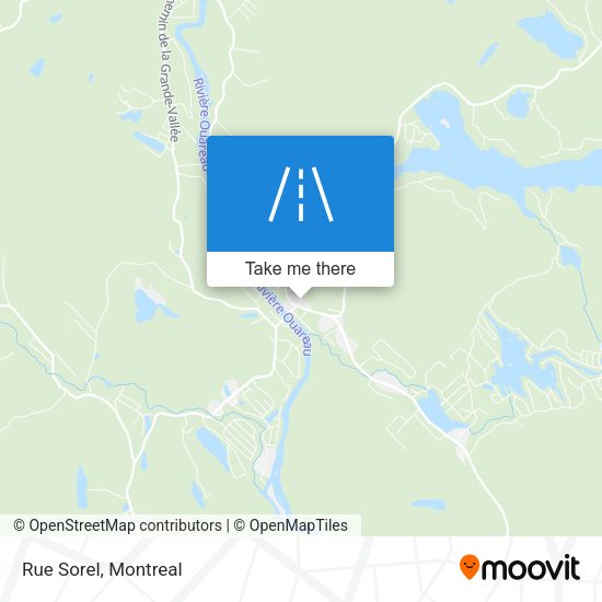 Rue Sorel map