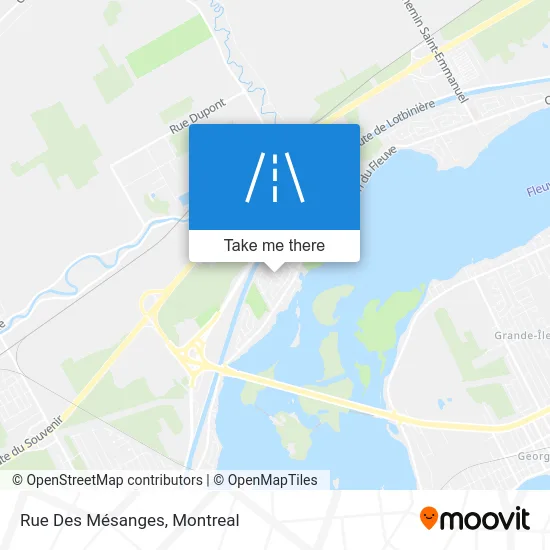 Rue Des Mésanges map