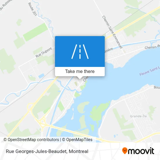 Rue Georges-Jules-Beaudet map