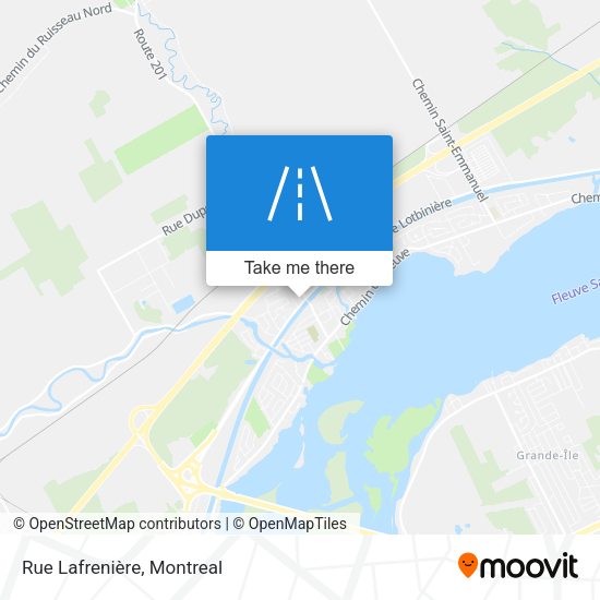 Rue Lafrenière map
