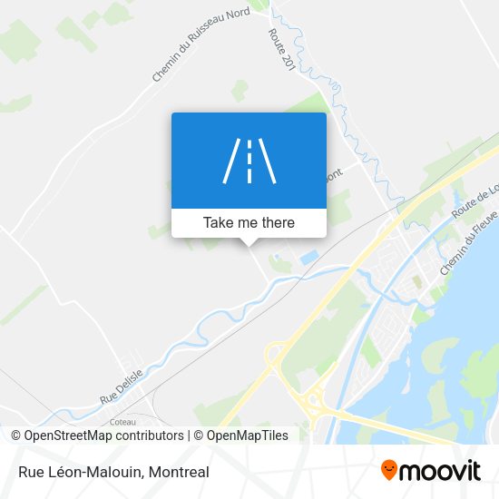 Rue Léon-Malouin map