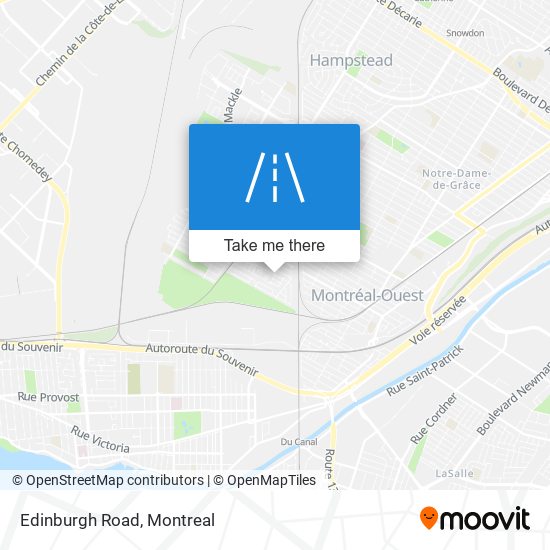 Edinburgh Road map