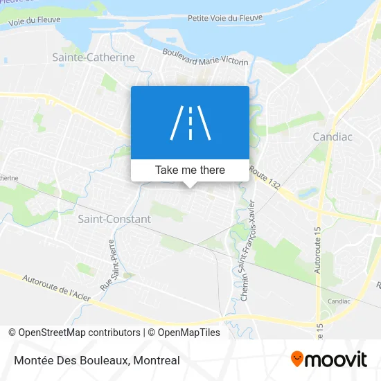 Montée Des Bouleaux map