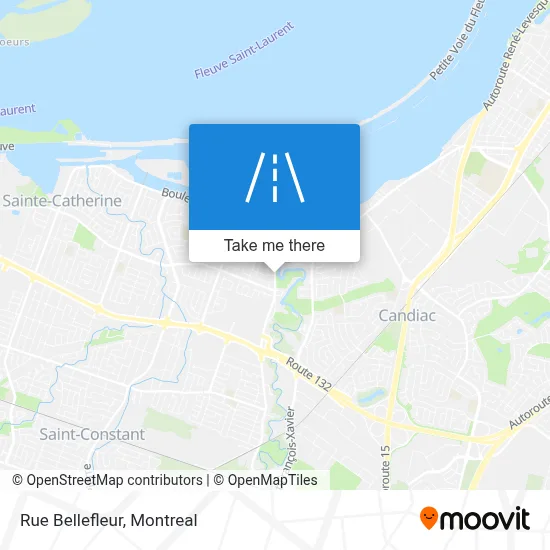 Rue Bellefleur map