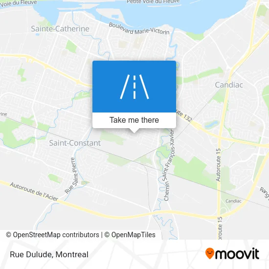 Rue Dulude map