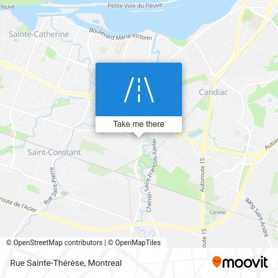 Rue Sainte-Thérèse map