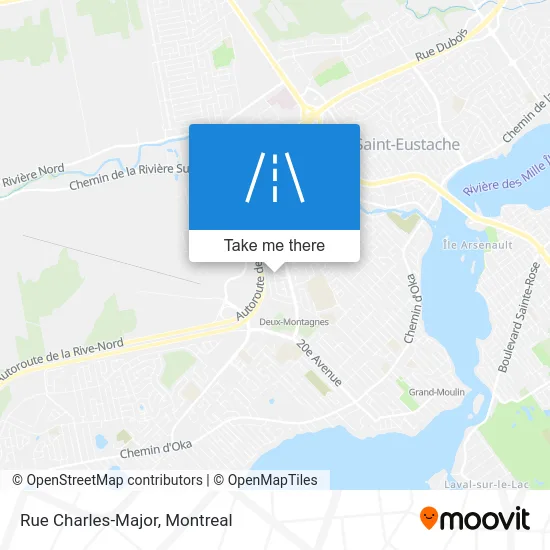 Rue Charles-Major map