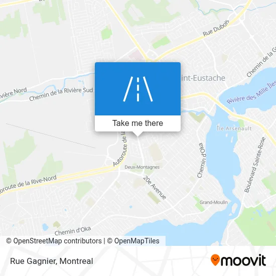 Rue Gagnier map