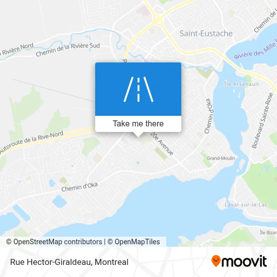 Rue Hector-Giraldeau map