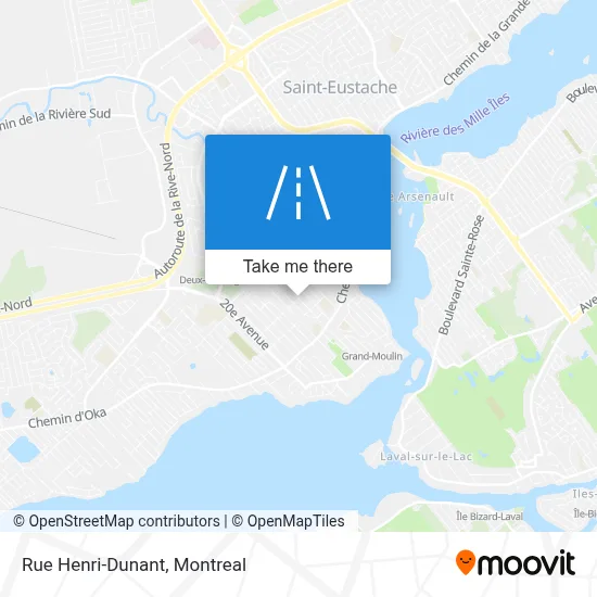 Rue Henri-Dunant map