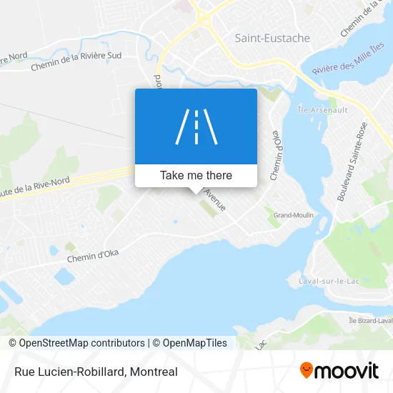 Rue Lucien-Robillard map