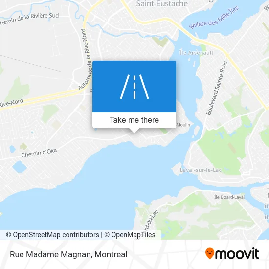 Rue Madame Magnan map