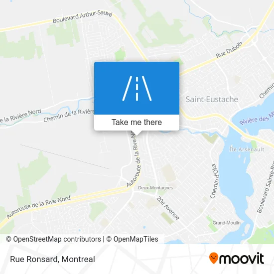 Rue Ronsard map