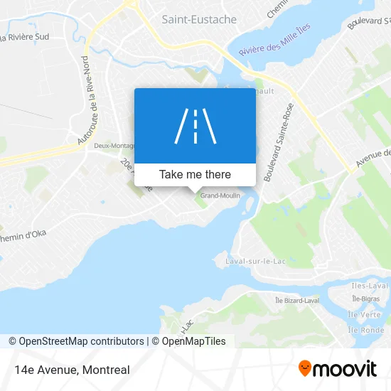 14e Avenue map
