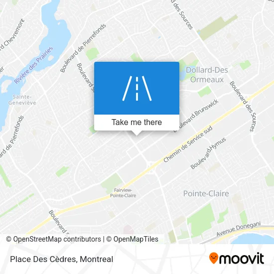 Place Des Cèdres map