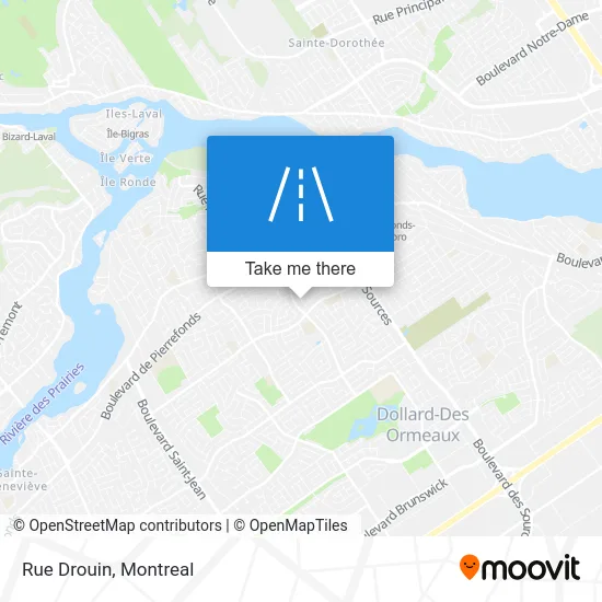 Rue Drouin map